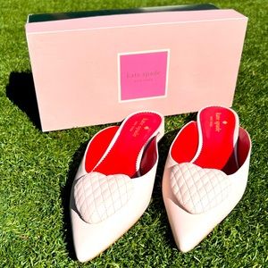 Kate Spade ♠️ Malena Blush Pink Heart Slides